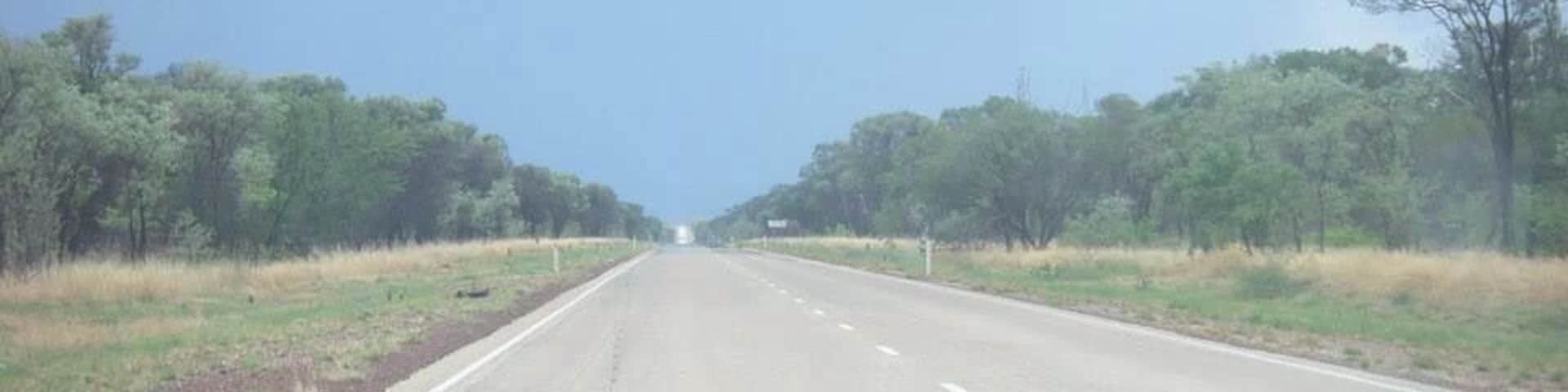 Turn left at Three Ways for Queensland.