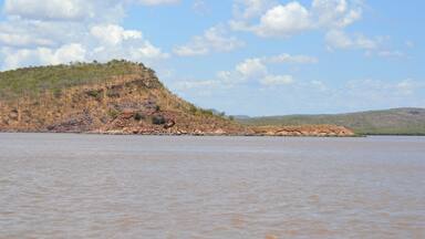 This is a place that not many people can reach or visit, but it was really cool while working on the mud crab boat and got to see a lot of dessert like terrain. Only accessible by boat, and the closest town is about 4 hours away. I spent 8 weeks working with a day or two per 10 days in town. This type of landscape has its beauty but it is a very harsh environment.