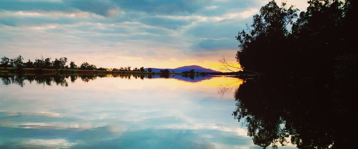 The Shoalhaven River at Terara, NSW, really put on a show for me. What a sight to see early on my walk.The south coast really has some gems