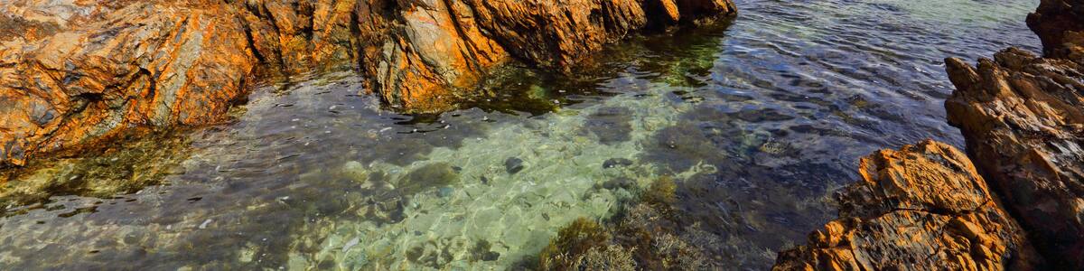 Views over to Jimmies Island Australia