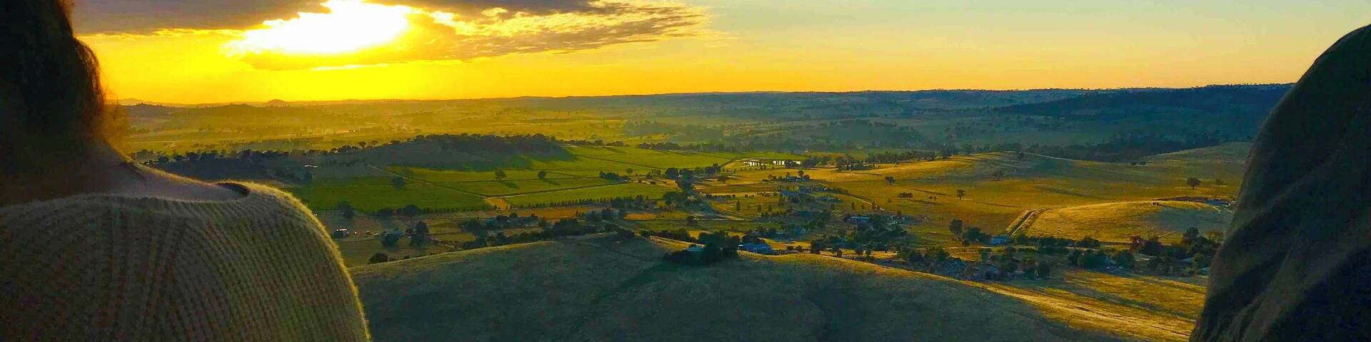Such a different perspective watching the dawn of a new day, from a hot air balloon