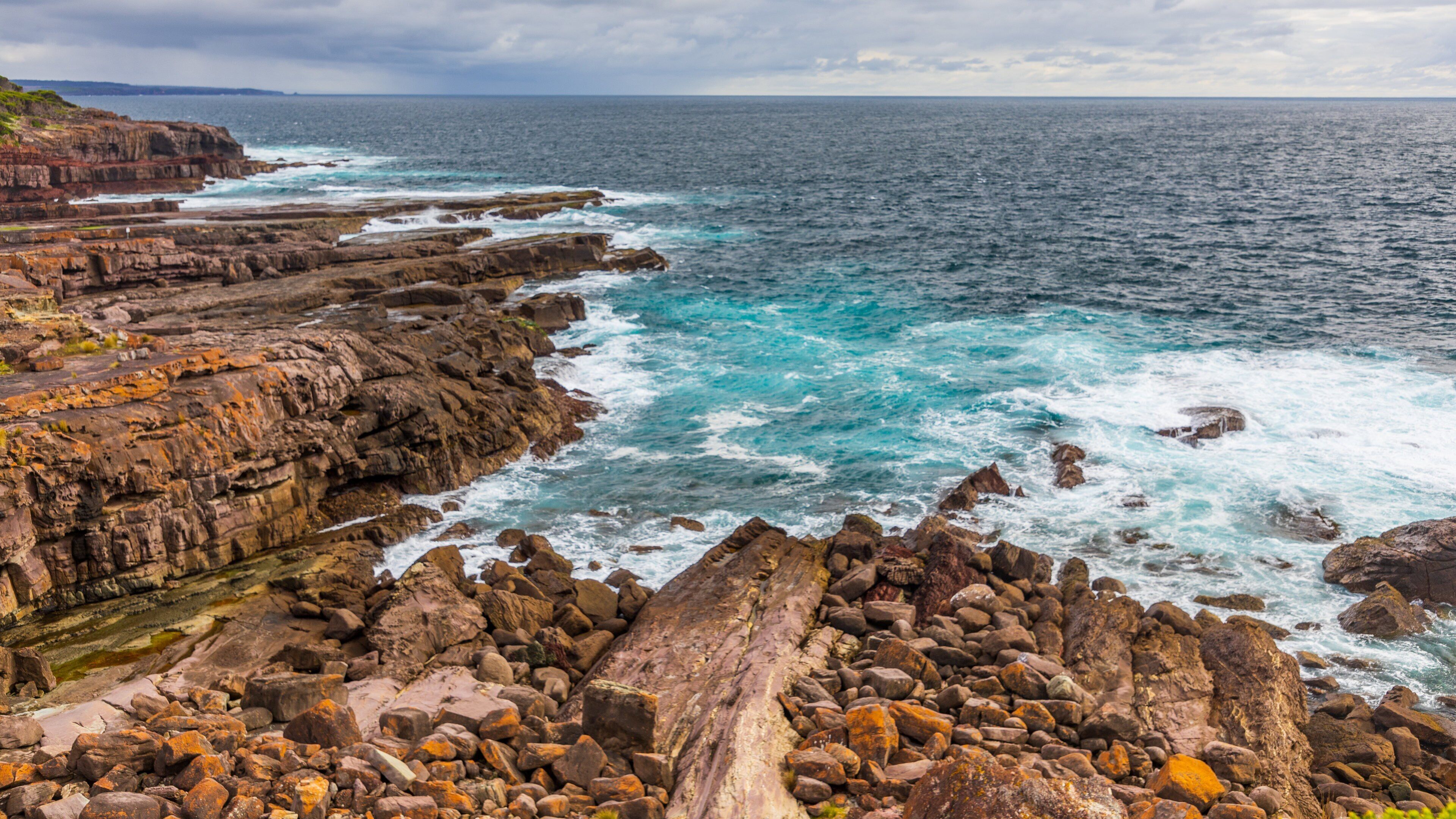 Green Cape showing rocky coastline and general coastal views