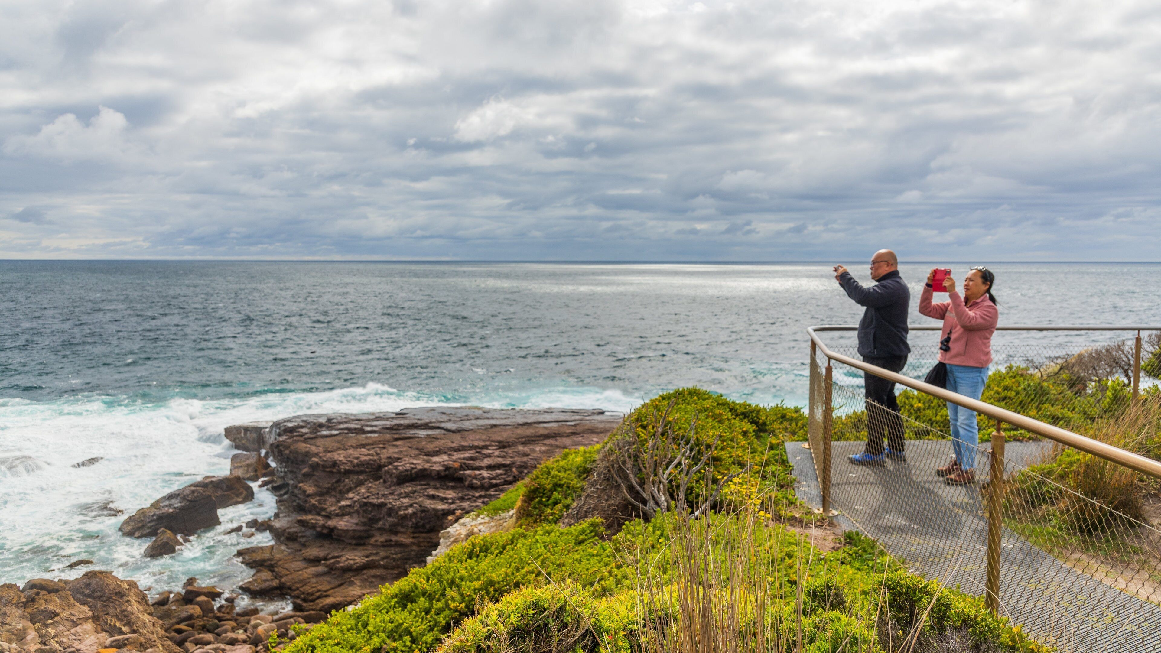 Green Cape featuring views, rocky coastline and general coastal views