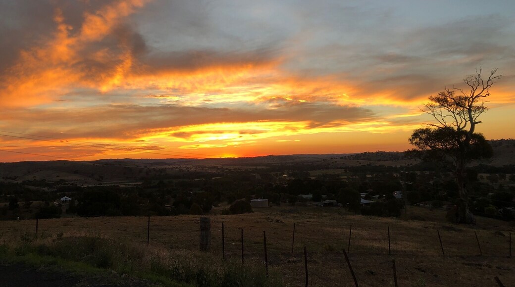 Sunset over Gundagai