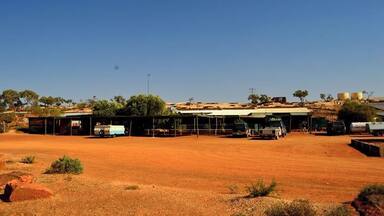 The view of the motel from the outside. We are not alone. There are many people who reside in homes within this same cliff formation. You can only tell there are residences from the top.