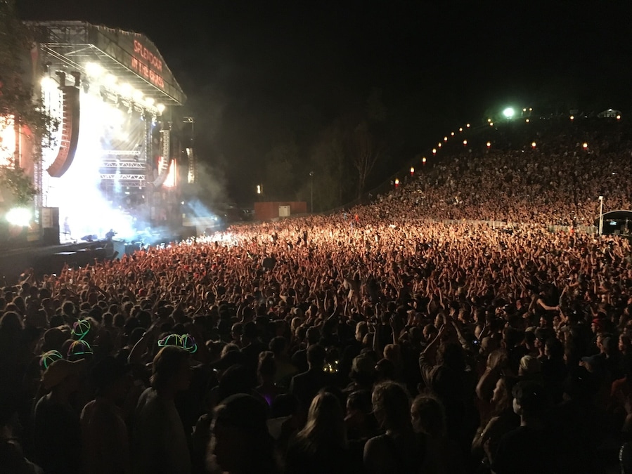 #WinterWonders
Every winter I take my grownup kids to Splendour in the Grass ...a three-day music festival featuring International and Australian talent. This is the Strokes in the Amphitheatre.