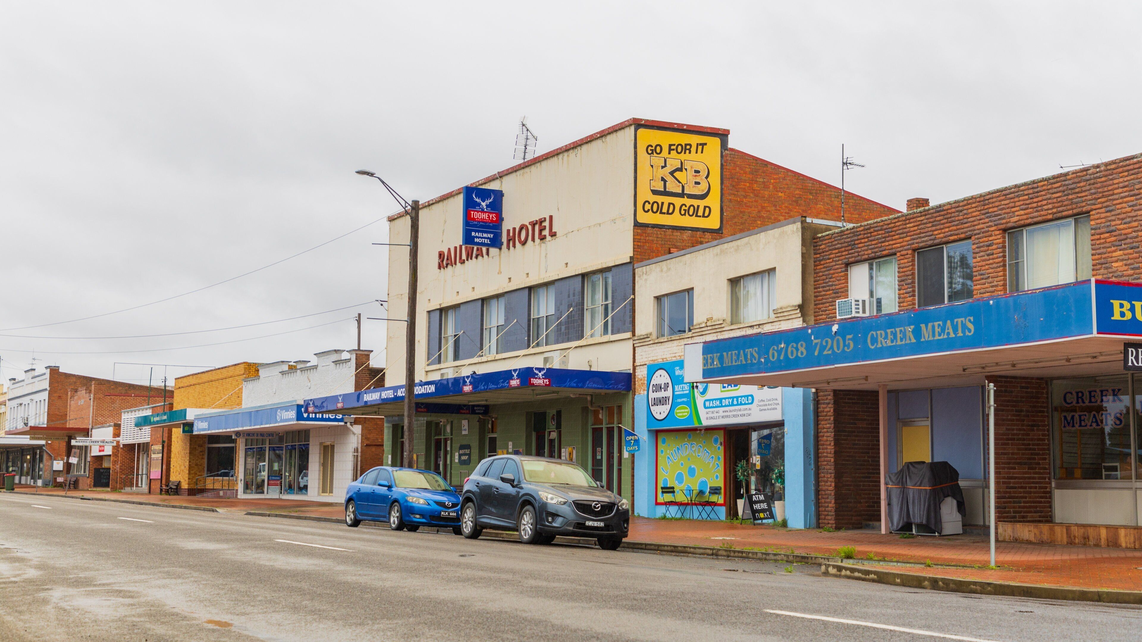 Werris Creek which includes a small town or village