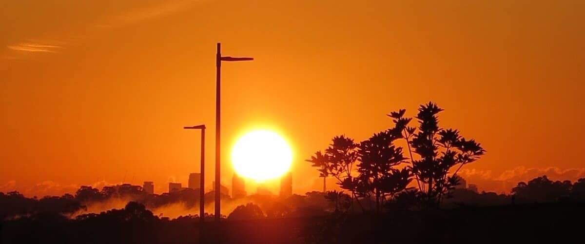 Balance! Sydney City skyline from a distance. #goldenhour