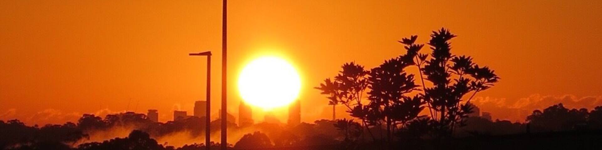 Balance! Sydney City skyline from a distance. #goldenhour