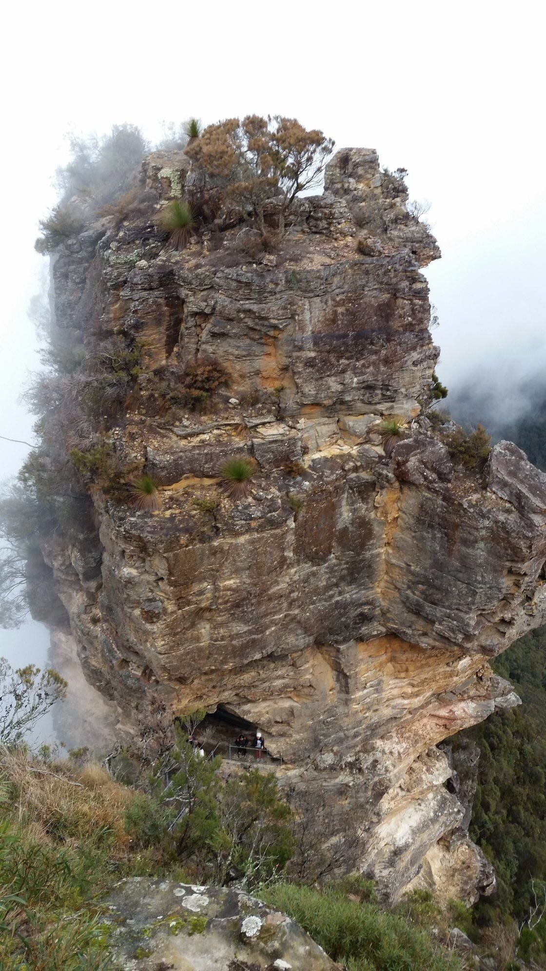 One of the ‘Three Sisters’ rock formation in the Blue Mountains of Australia. #GreatOutdoors