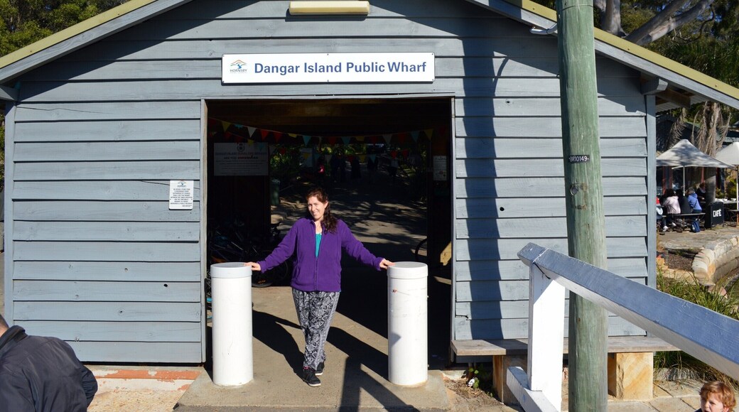 This little Island is very isolated with access only by boat. A ferry ride from Brooklyn will get you there in about 15 minutes. The ferry service is fairly frequent and reasonable in price. $6.70 Adults and $3.40 children over 5/Seniors/Concession, this is each way.
The walking track around Dangar Island is just 3.3km from the ferry wharf. Up the hills and down around bends, the views across the Hawkesbury river are second to none. Lots of quirky and artistic finds and the flora and fauna is abundant with a lot of native flowers in bloom.