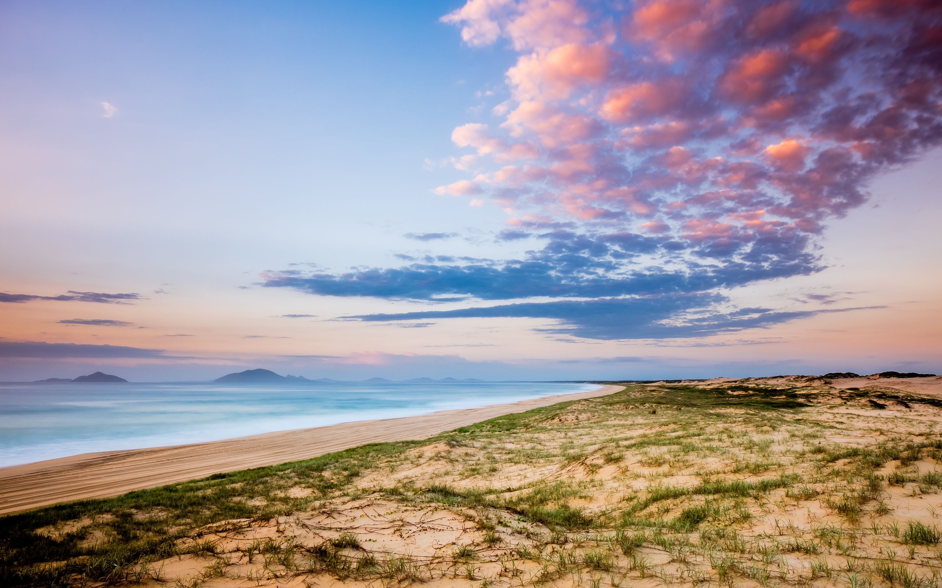 Seascape of Myall Lakes National Park in Early Morning
