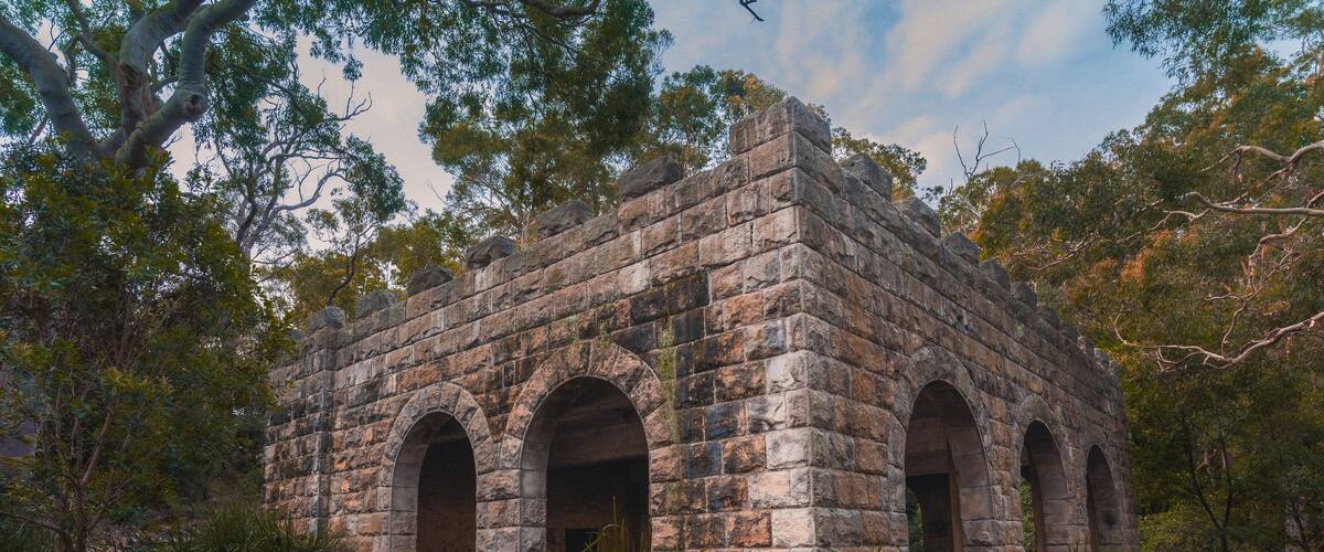 Famous Oatley Park Castle in Sydney, Australia
