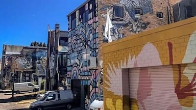 #Trovember #architecture The most beautiful street full of street art. An open air museum of art