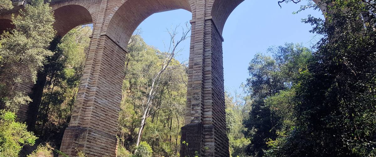 Knapsack Viaduct Lapstone Zig Zag Bridge Blue Mountains Australia