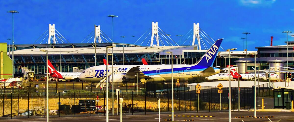 Sydney Airport view from Swamp Road Temepe. Great viewing area if you are in the area.