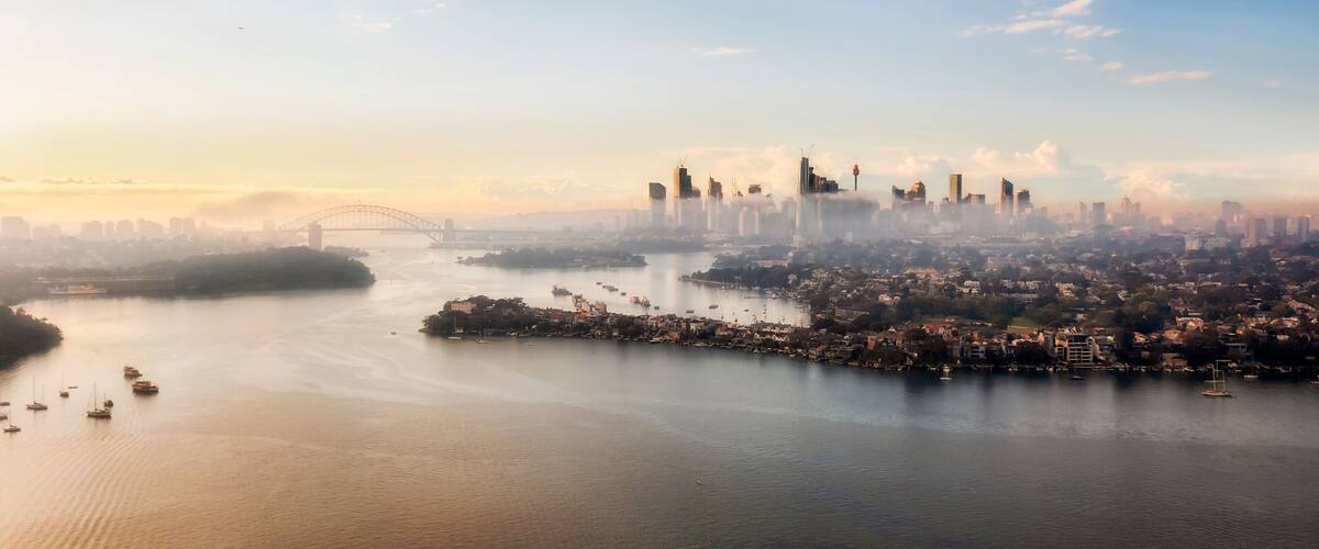 D Syd CBD Parram River 2 Town Fog