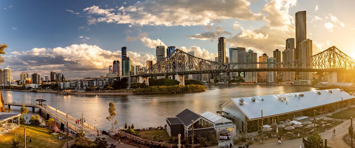 Brisbane at Sunset