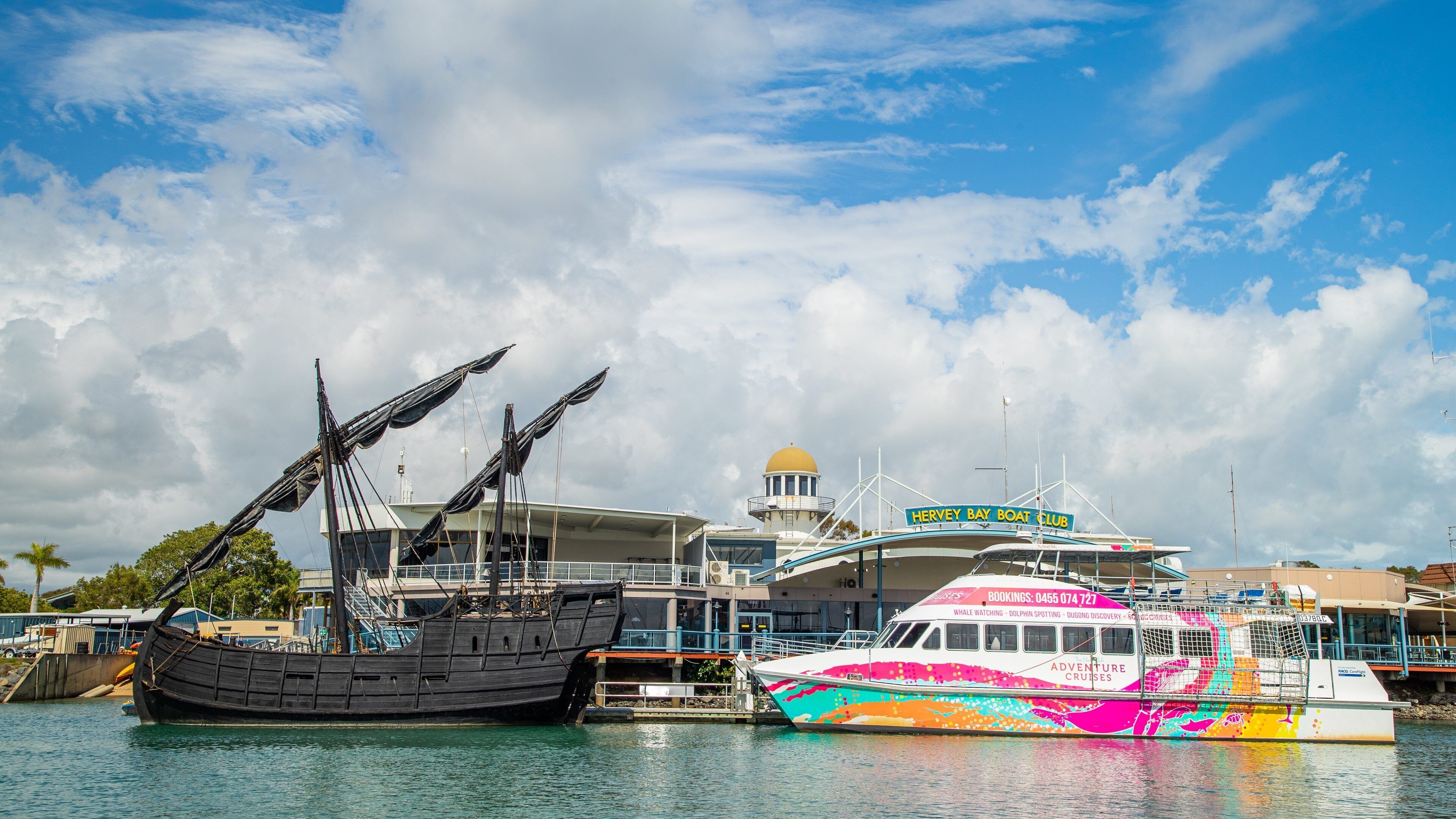 Great Sandy Straits Marina which includes a bay or harbor