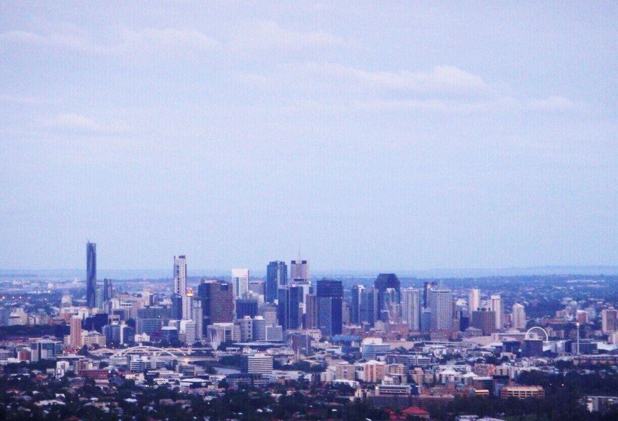 Mt. Coot tha, Brisbane lookout. You can have a nice view of the city.