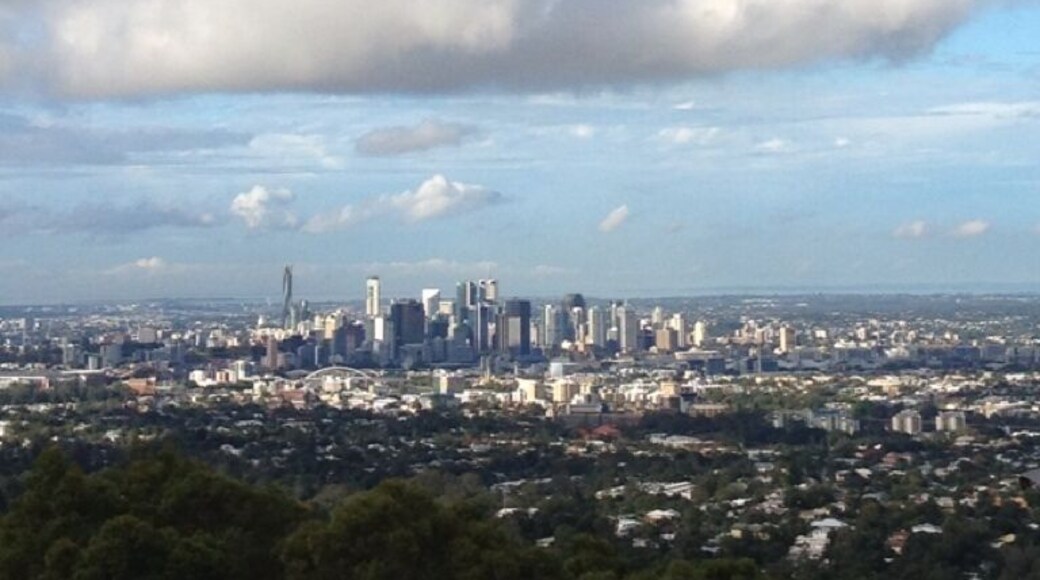 View of Brisbane from Mt Coot-tha.