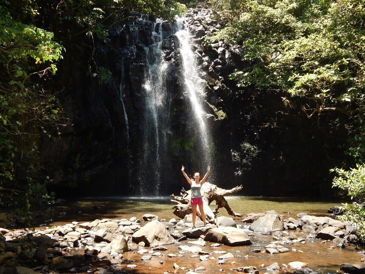 Ellinjaa Falls is fairly isolated, and really beautiful. It's in the Atherton Tablelands in Queensland, Australia. 