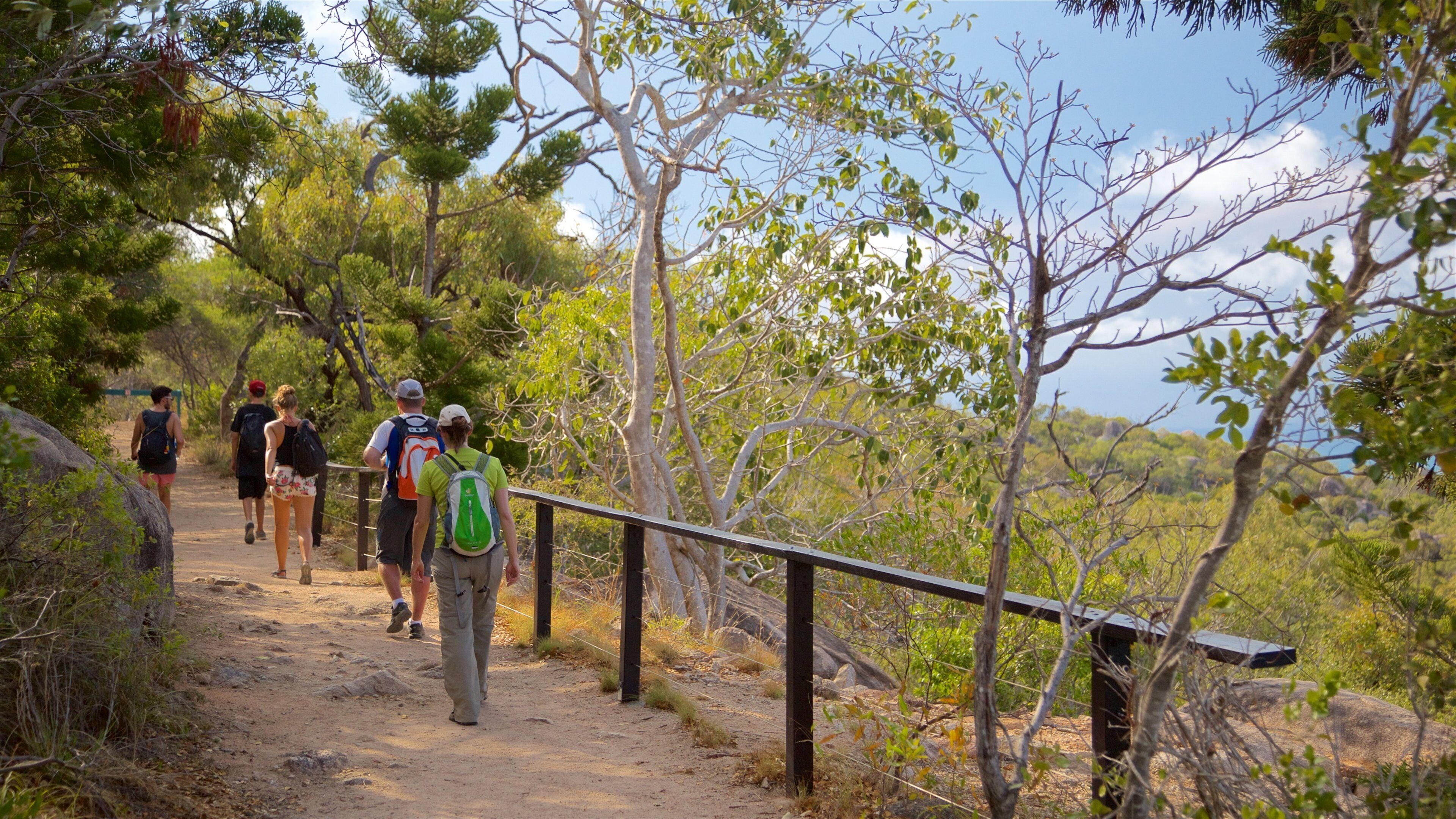 Magnetic Island welches beinhaltet Wandern oder Spazieren und ruhige Szenerie sowie kleine Menschengruppe