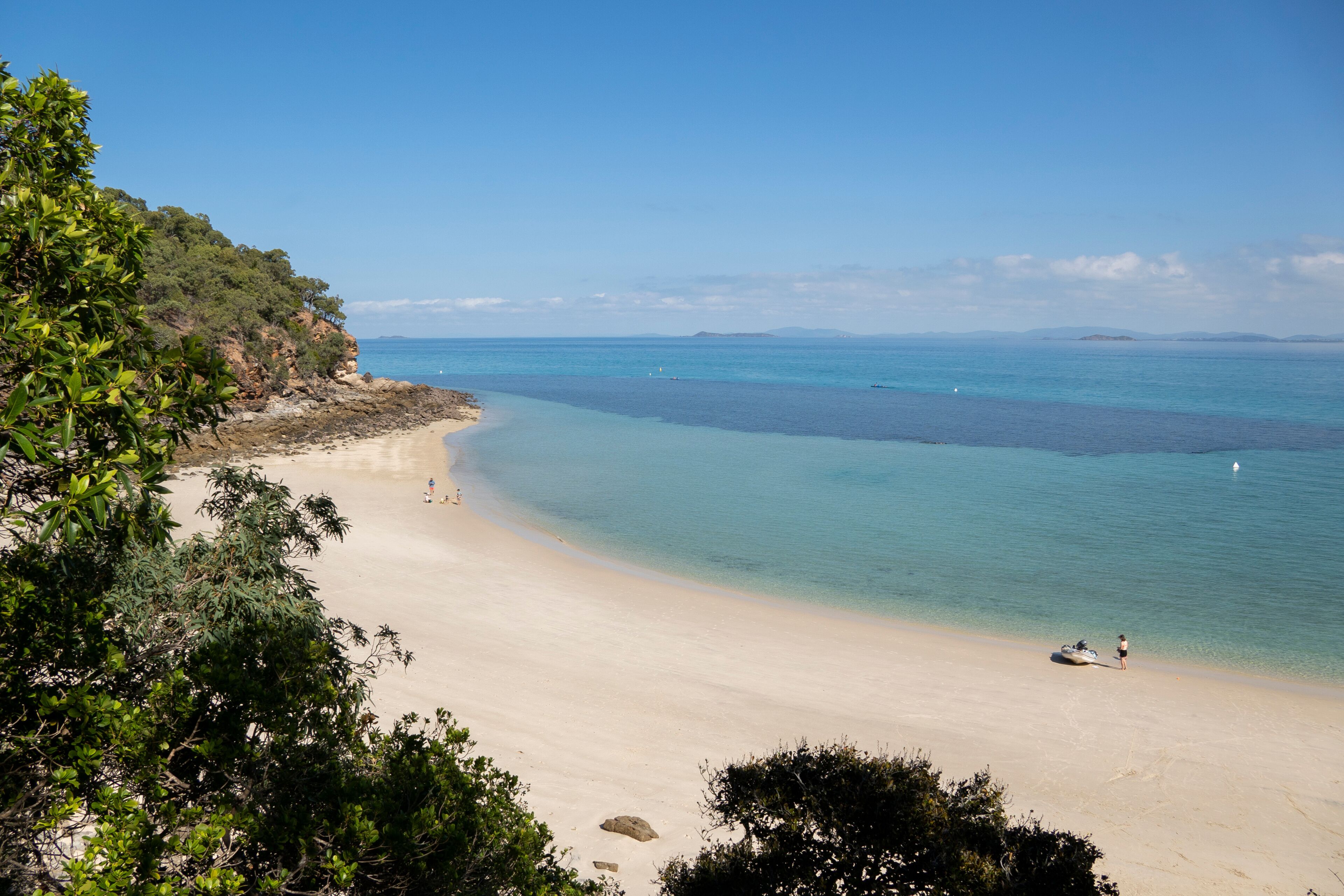 Shelving beach, Great Keppel Island, Queensland, Australia.