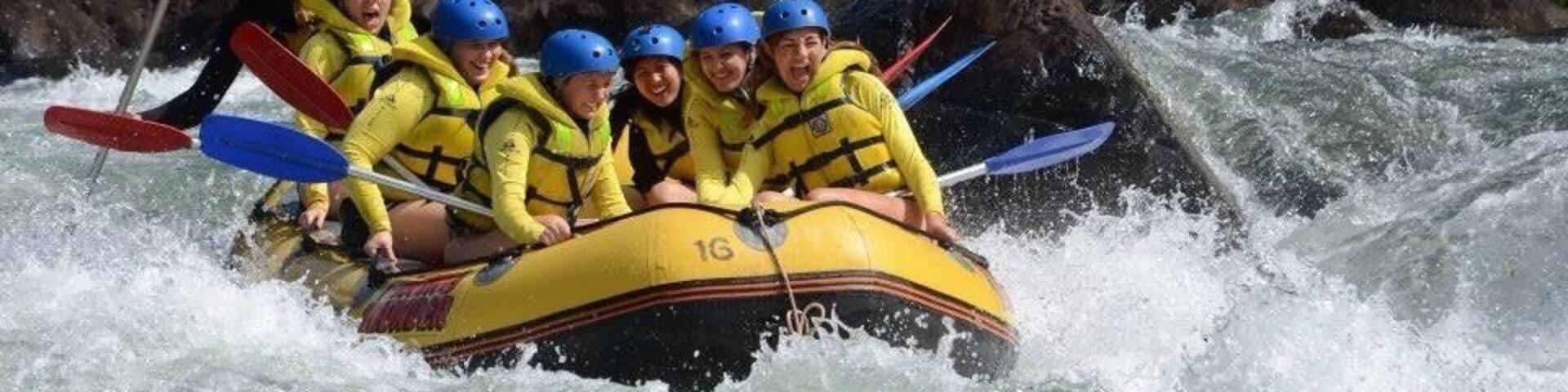 This was the most fun I've had in a long time. Lloyd our guide was delightfully sassy and kept us safe and laughing the entire time. Rapids weren't ever too bad, but we were there in the winter so the water was absolutely freezing. Wear shorts!