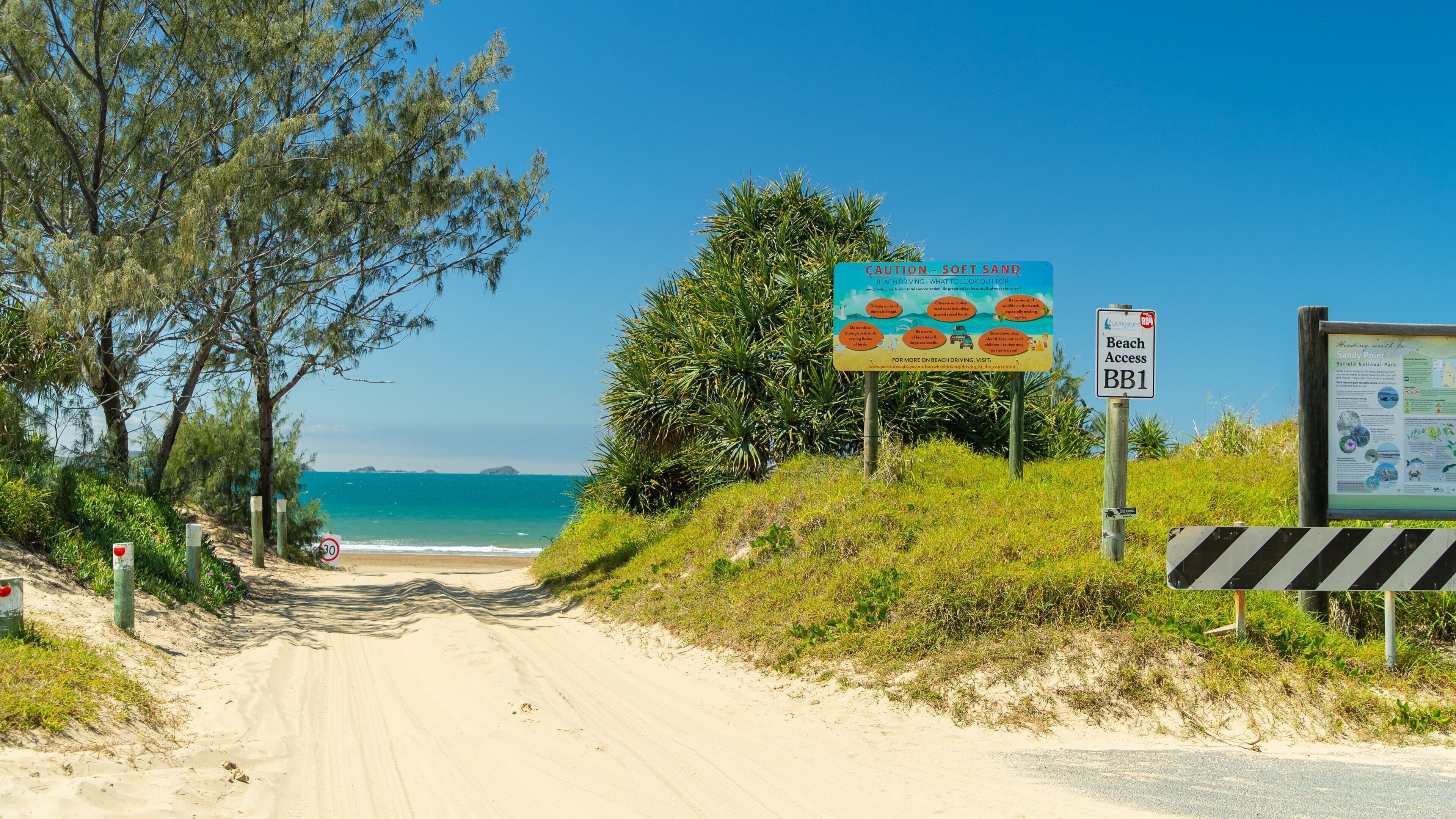 Farnborough featuring a beach and signage