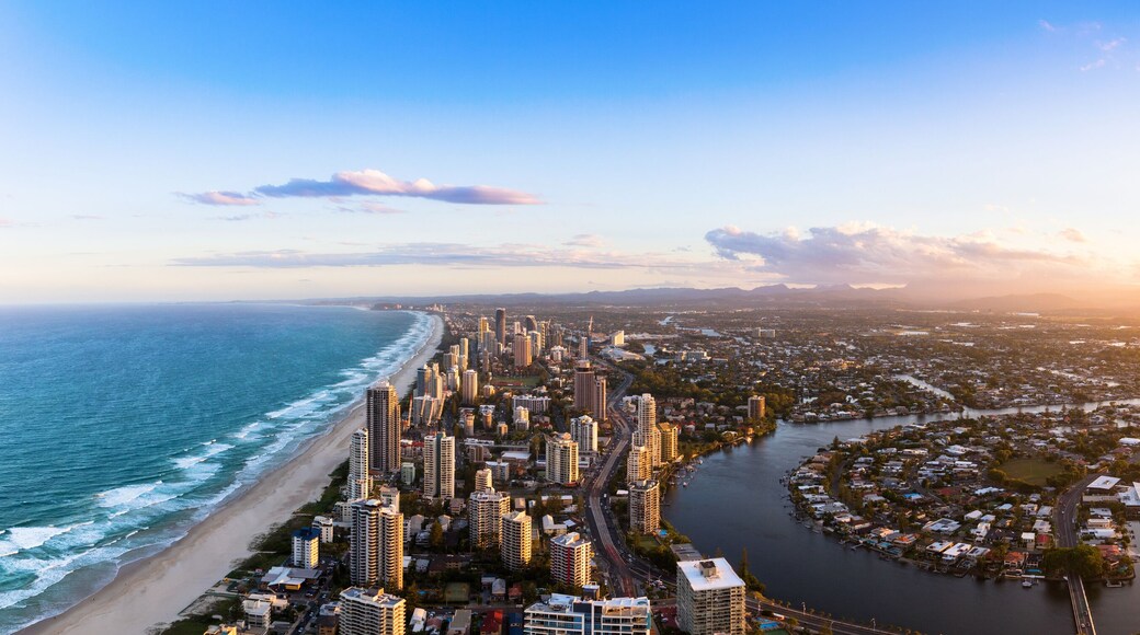 Panorama of Southern Gold Coast looking towards Broadbeach