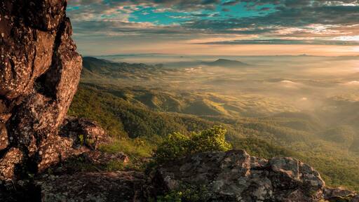 It is an amazing hike up this mountain, through lush rainforest. when you reach the top the views are simply breath taking.