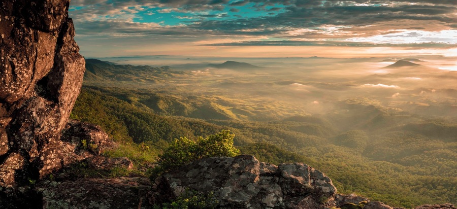 It is an amazing hike up this mountain, through lush rainforest. when you reach the top the views are simply breath taking.