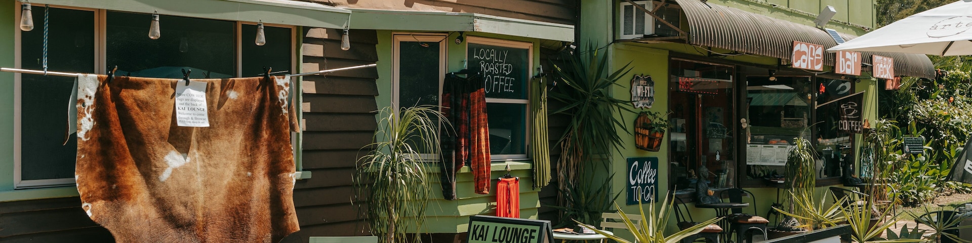 Moore which includes a small town or village and cafe scenes