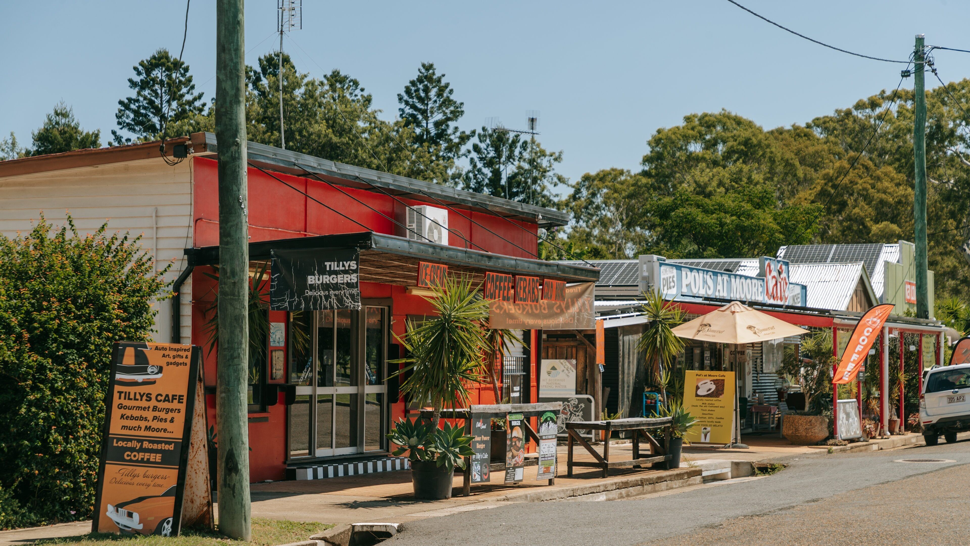 Moore featuring a small town or village