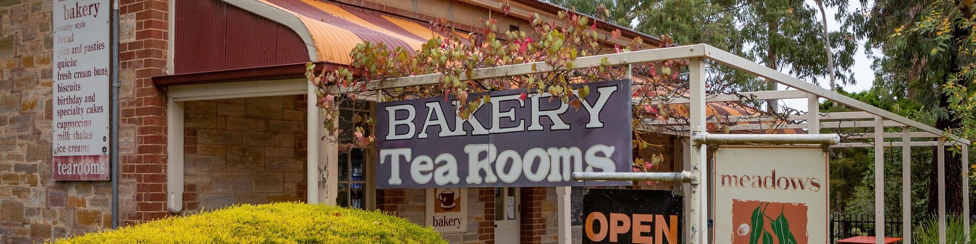 Meadows showing signage