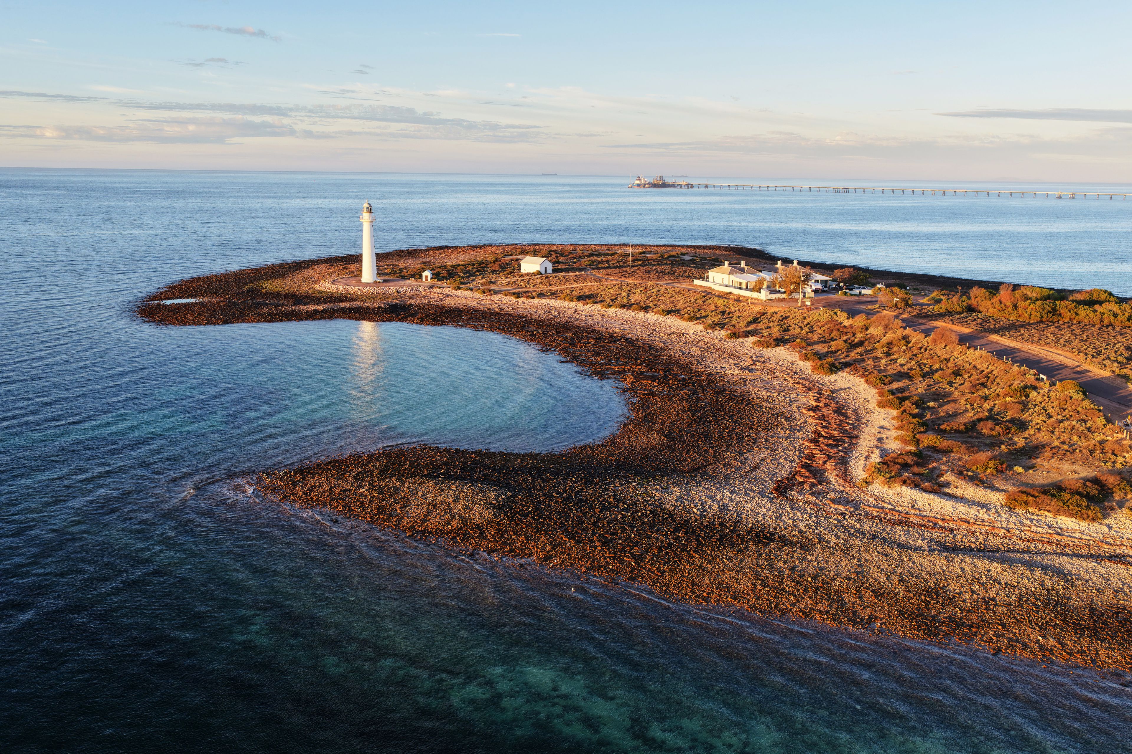Point Lowly Lighthouse. Whyalla. South Australia.