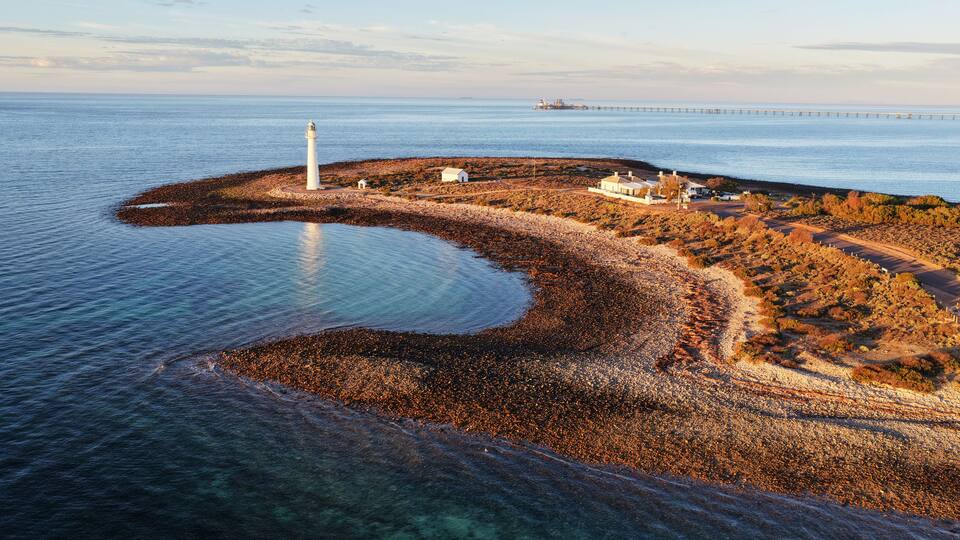 Point Lowly Lighthouse. Whyalla. South Australia.