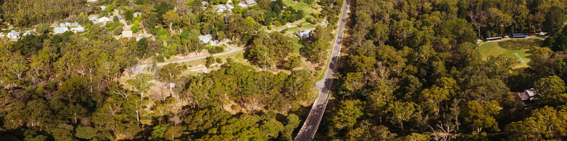 Aerial View of Blackwood in Australia