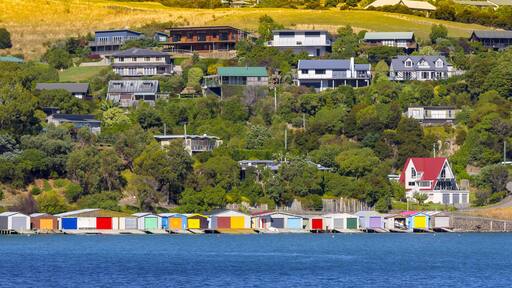 Scenic View of Duvauchelle, South Island, New Zealand