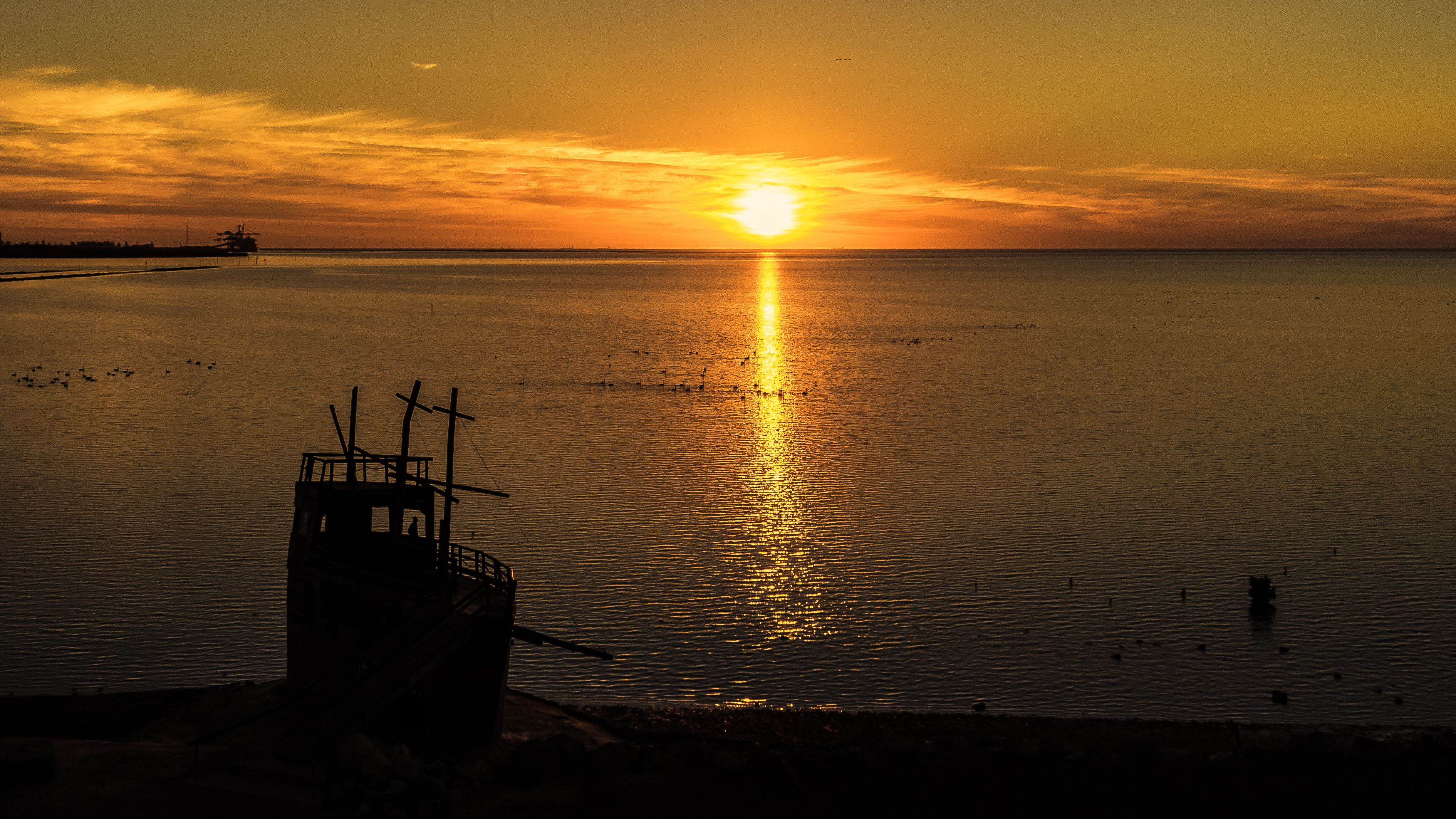 beautiful sunset over St.Kilda Playground, Salisbury, South Australia