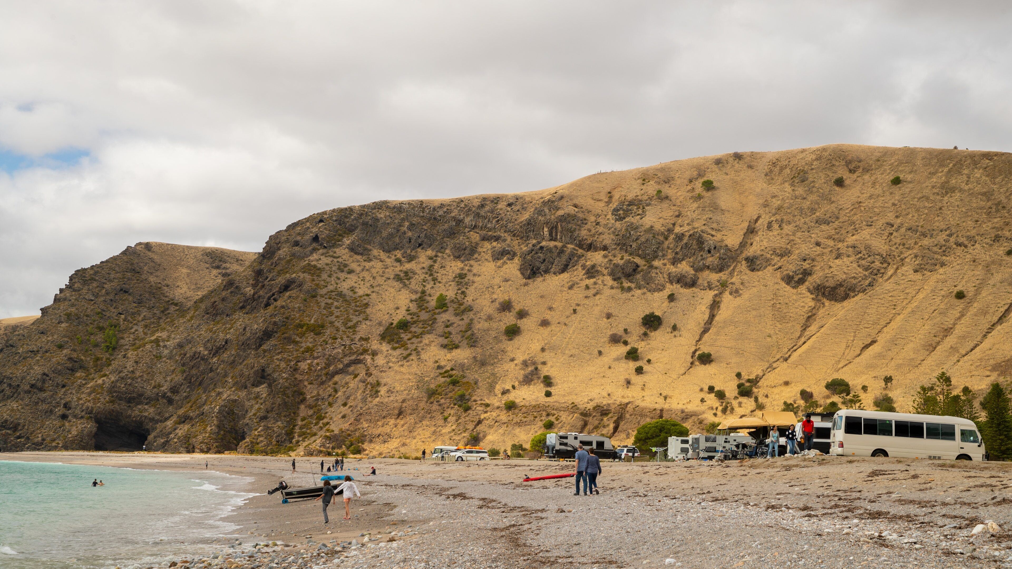 Rapid Bay featuring rugged coastline, a pebble beach and general coastal views