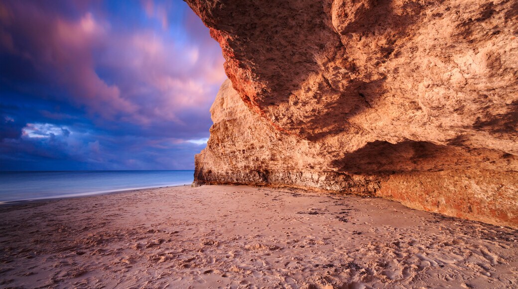 Port Noarlunga cliffs at twilight