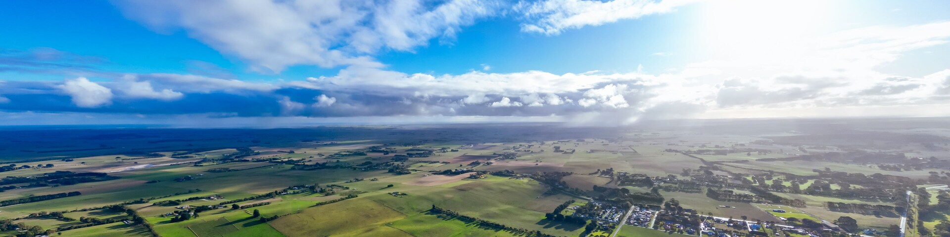 Aerial View of Mt Gambier in Australia