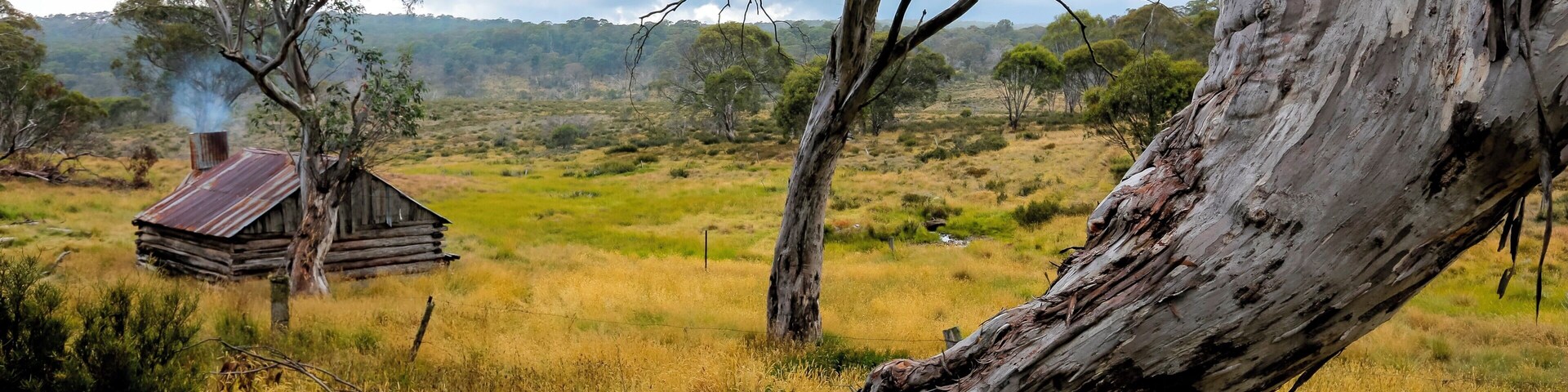 Guys hut in the Victorian High Country was built in 1939 for the High Country Cattlemen. This was their shelter in this beautiful alpine area. #golden