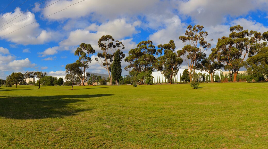 Park in Broadmeadows Melbourne Victoria surrounded by green lush trees rivers and lakes