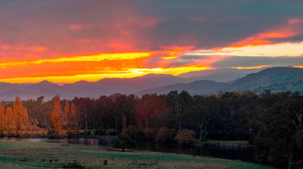 What an amazing location, on the main highway, it has great facilities for a picnic, a great viewing platform and amazing views of the Valley towards NSW and in winter it has the snow capped mountains of the snowy mountains as a back drop, it is really hard not to take an amazing capture here