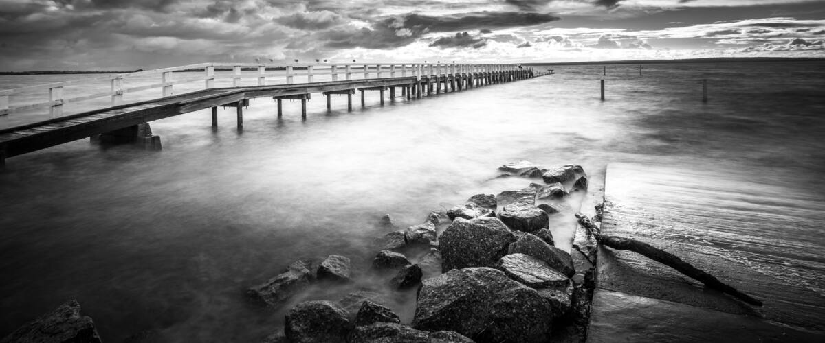 Grantiville beach in Victoria