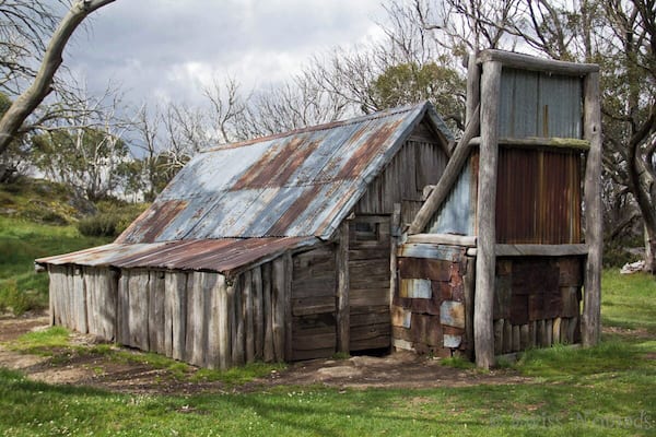 The Wallaces Hut
The three Wallace brothers Arthur, William and Stewart built the Wallaces Hut in 1889. It's the oldest standing mountain hut in the Bogong High Plains Alpine National Park and located on the road from Falls Creek to Omeo in the Australian Alps.