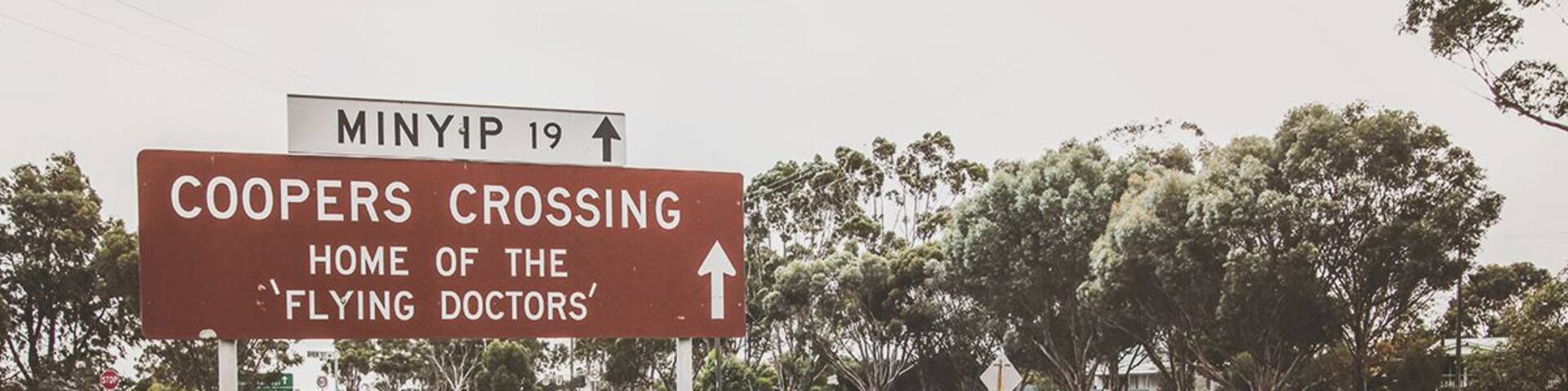 On my way to Coopers Crossing (or Minyip as the town is actually called) to visit the home of The Flying Doctors.
My favourite tv-series when I was younger. Well, actually it's still one of my faves. It was soo amazing to be able to actually set foot in the place where they recorded most of the show.
If you are a fan, you should go there!